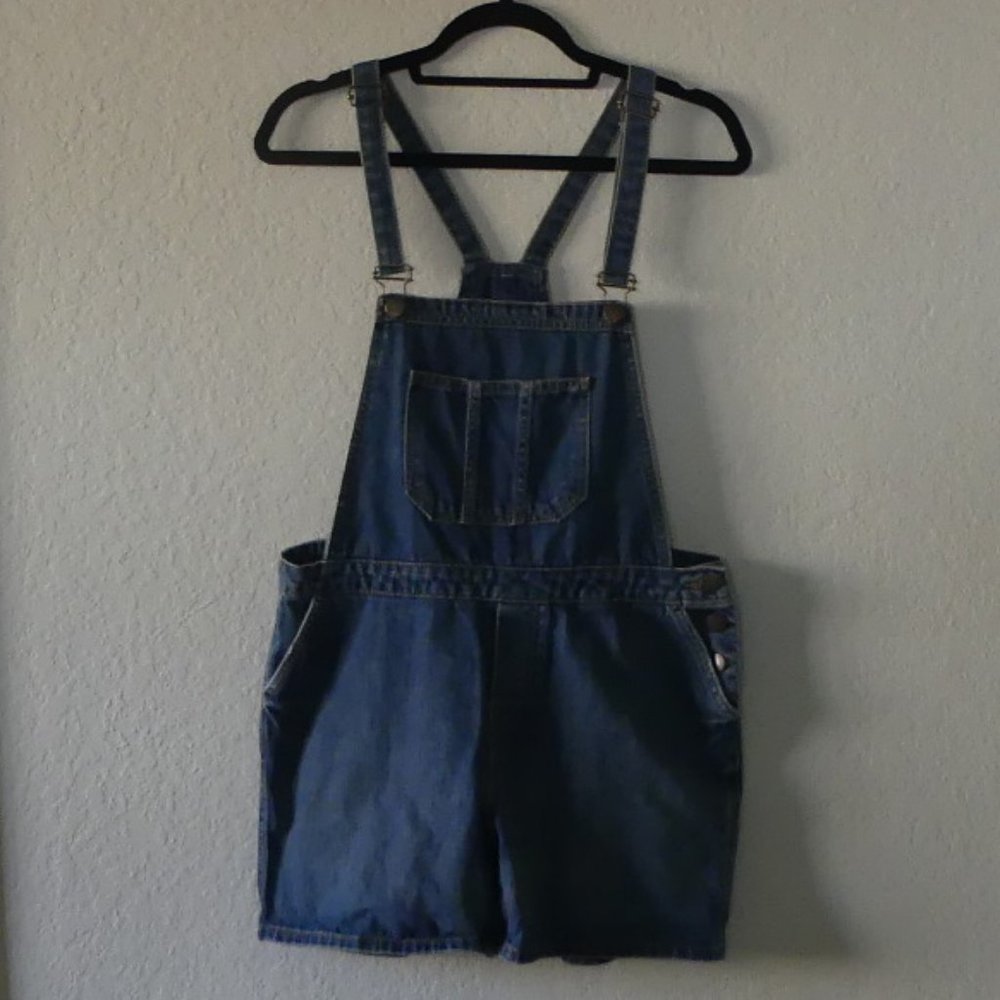 Topshop Denim Overalls Dungarees